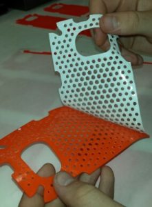 Pressure Sensitive Adhesive on Proprietary Kiss Cut Material