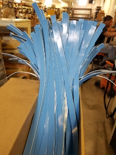 Plastic Strips with PSA